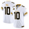 Miami Dolphins Tyreek Hill 2025 Rivalries Gold Vapor Limited Jersey - All Stitched - White Gold