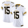 Miami Dolphins Jaelan Phillips 2025 Rivalries Gold Vapor Limited Jersey - All Stitched - White Gold