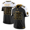 Miami Dolphins ViceCity 305 2025 Rivalries Gold Vapor Limited Jersey - All Stitched - Alternate