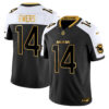 Miami Dolphins Quinn Ewers 2025 Rivalries Gold Vapor Limited Jersey - All Stitched - Alternate