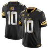 Miami Dolphins Tyreek Hill 2025 Rivalries Gold Vapor Limited Jersey - All Stitched - Black Limited