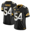 Miami Dolphins Zach Thomas 2025 Rivalries Gold Vapor Limited Jersey - All Stitched - Black Limited