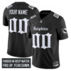 Miami Dolphins 'Gothic Deep Water Edition' Vapor Limited Custom Jersey - All Stitched - Black