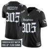 Miami Dolphins ViceCity 305 Gothic Deep Water Edition Vapor Limited Jersey - All Stitched - Black