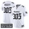 Miami Dolphins ViceCity 305 Gothic Deep Water Edition Vapor Limited Jersey - All Stitched - White