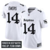 Miami Dolphins Quinn Ewers Gothic Deep Water Edition Vapor Limited Jersey - All Stitched - White