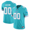 Miami Dolphins Vice City Concept Vapor Limited Custom Jersey - All Stitched - Aqua