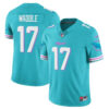 Miami Dolphins Jaylen Waddle Vice City Concept Vapor Limited Custom Jersey - All Stitched - Aqua