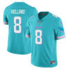 Miami Dolphins Jevon Holland Vice City Concept Vapor Limited Custom Jersey - All Stitched - Aqua