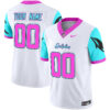 Miami Dolphins 'Miami Vice' Vapor Limited Custom Jersey - All Stitched - White