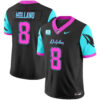 Miami Dolphins Jevon Holland 'Miami Vice' Vapor Limited Jersey - All Stitched - Black