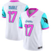 Miami Dolphins Jaylen Waddle 'Miami Vice' Vapor Limited Jersey - All Stitched - White