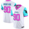 Miami Dolphins Pierre-Paul 'Miami Vice' Vapor Limited Jersey - All Stitched - White