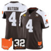 Cleveland Browns Deshaun Watson 2026 Jim Brown Memorial & Home Patch Vapor Limited Jersey - All Stitched - Alternate