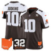 Cleveland Browns Quinshon Judkins 2026 Jim Brown Memorial & Home Patch Vapor Limited Jersey - All Stitched - Alternate