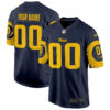 Los Angeles Rams Special Game Vapor Limited Custom Jersey - All Stitched - Navy