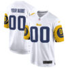 Los Angeles Rams Special Game Vapor Limited Custom Jersey - All Stitched - Navy