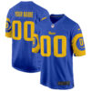 Los Angeles Rams Special Game Vapor Limited Custom Jersey - All Stitched - Navy