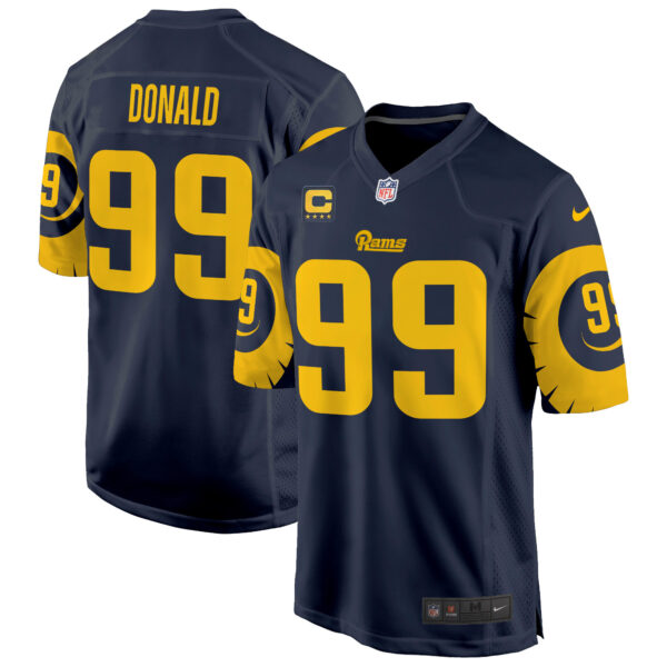 Los Angeles Rams Aaron Donald Special Game Vapor Limited Jersey - All Stitched - Navy