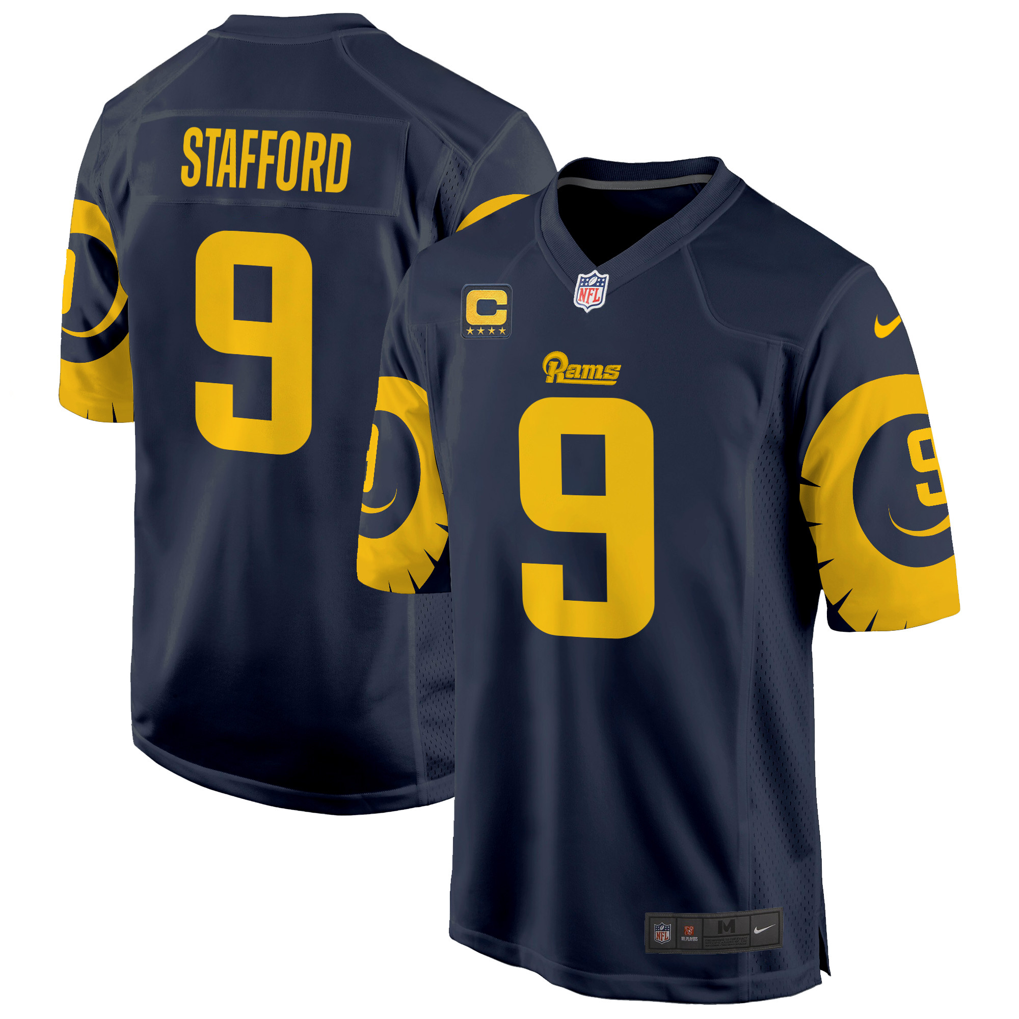Los Angeles Rams Matthew Stafford Special Game Vapor Limited Jersey - All Stitched - Navy