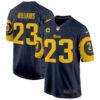 Los Angeles Rams Kyren Williams Special Game Vapor Limited Jersey - All Stitched - Navy
