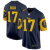Los Angeles Rams Puka Nacua Special Game Vapor Limited Jersey - All Stitched - Navy