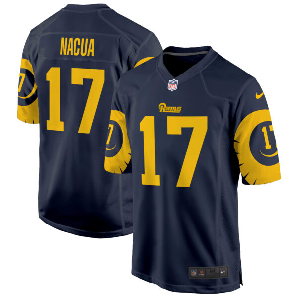 Los Angeles Rams Puka Nacua Special Game Vapor Limited Jersey - All Stitched - Navy
