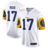 Los Angeles Rams Puka Nacua Special Game Vapor Limited Jersey - All Stitched - White