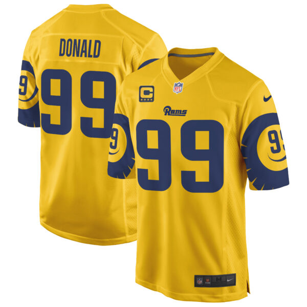 Los Angeles Rams Aaron Donald Special Game Vapor Limited Jersey - All Stitched - Gold