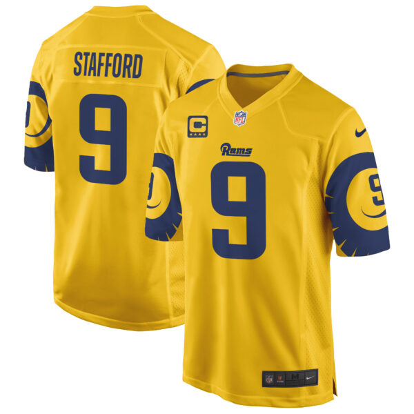 Los Angeles Rams Matthew Stafford Special Game Vapor Limited Jersey - All Stitched - Gold