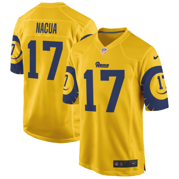 Los Angeles Rams Puka Nacua Special Game Vapor Limited Jersey - All Stitched - Gold