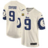 Los Angeles Rams Matthew Stafford Special Game Vapor Limited Jersey - All Stitched - Bone