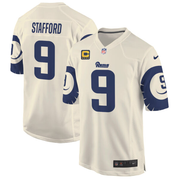 Los Angeles Rams Matthew Stafford Special Game Vapor Limited Jersey - All Stitched - Bone