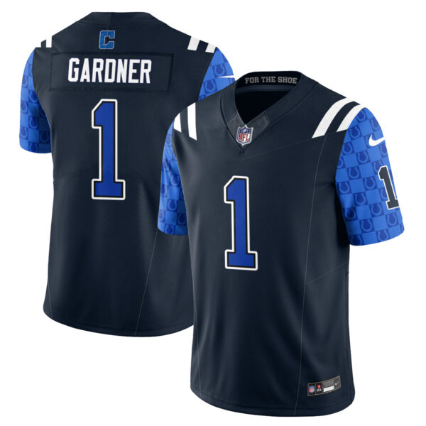 Indianapolis Colts Sauce Gardner Fangear Edition Vapor Jersey - All Stitched - Navy