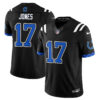 Indianapolis Colts Daniel Jones Fangear Edition Vapor Jersey - All Stitched - Black