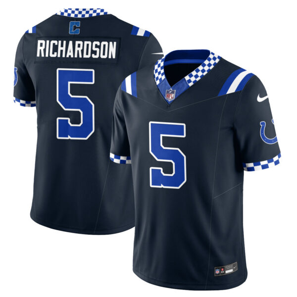 Indianapolis Colts Anthony Richardson Fangear Edition Vapor Jersey - All Stitched - Caro