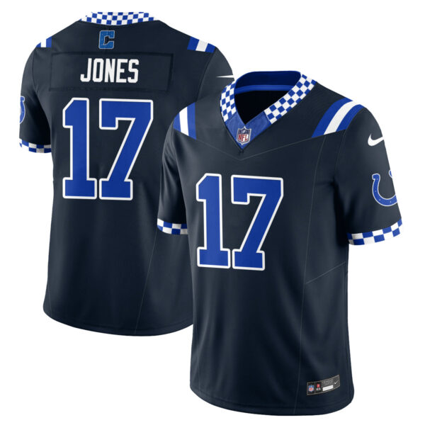 Indianapolis Colts Daniel Jones Fangear Edition Vapor Jersey - All Stitched - Caro