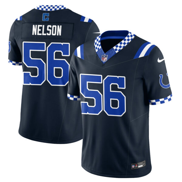 Indianapolis Colts Quenton Nelson Fangear Edition Vapor Jersey - All Stitched - Caro