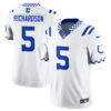 Indianapolis Colts Anthony Richardson Fangear Edition Vapor Jersey - All Stitched - White