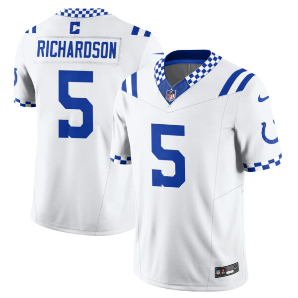 Indianapolis Colts Anthony Richardson Fangear Edition Vapor Jersey - All Stitched - White