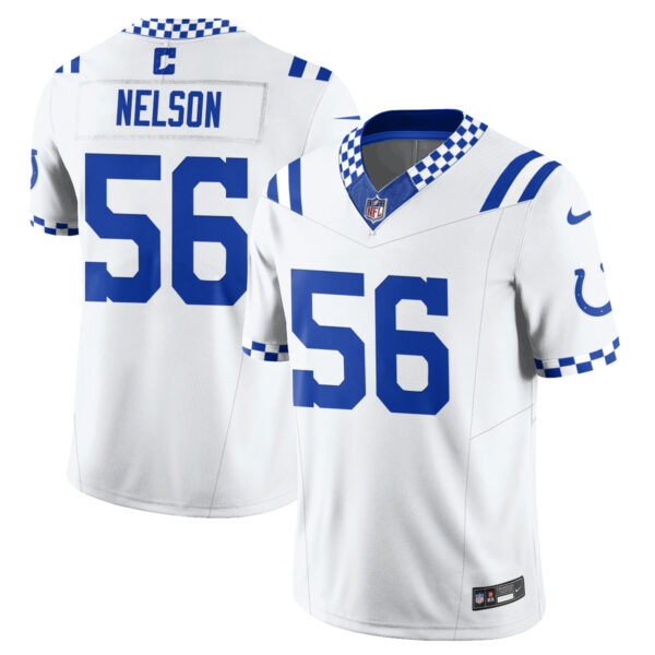 Indianapolis Colts Quenton Nelson Fangear Edition Vapor Jersey - All Stitched - White