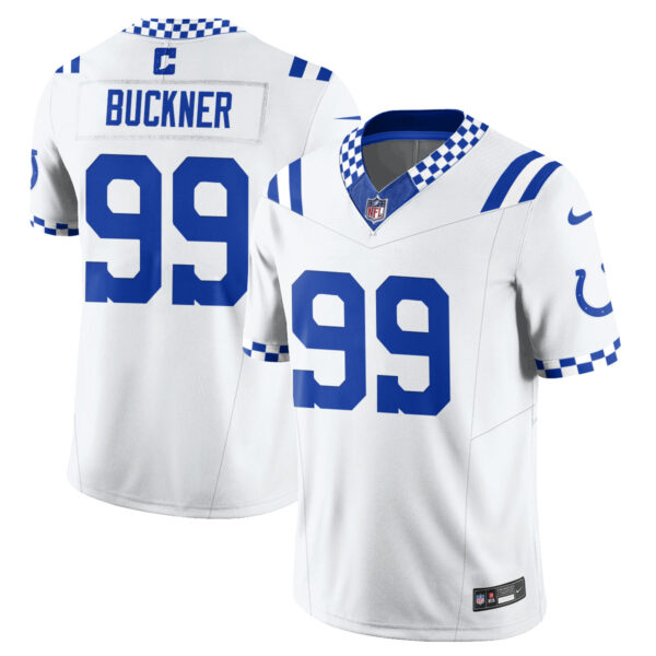 Indianapolis Colts DeForest Buckner Fangear Edition Vapor Jersey - All Stitched - White