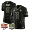 Philadelphia Eagles A.J. Brown Salute to Service Vapor Limited Jersey - All Stitched - Camo