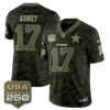 Dallas Cowboys Brandon Aubrey 2026 Salute to Service Vapor Limited Jersey - All Stitched - Camo