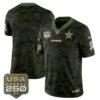 Dallas Cowboys Team 2026 Salute to Service Vapor Limited Jersey - All Stitched - Camo