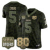 San Francisco 49ers Mike Evans 2026 Salute to Service Vapor Limited Jersey - All Stitched - Camo