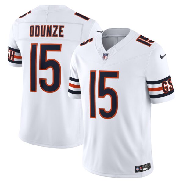 Chicago Bears Rome Odunze Vapor Limited Jersey - All Stitched - White
