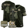 Pittsburgh Steelers DK Metcalf 2026 Salute to Service Edition Vapor Jersey - All Stitched - Camo