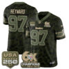 Pittsburgh Steelers Cameron Heyward 2026 Salute to Service Edition Vapor Jersey - All Stitched - Camo
