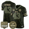 Buffalo Bills Terrel Bernard 2026 Salute to Service Edition Vapor Jersey - All Stitched - Camo
